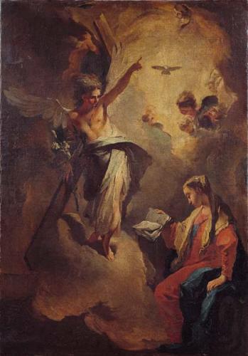 Giovanni Battista Tiepolo The Annunciation oil painting image